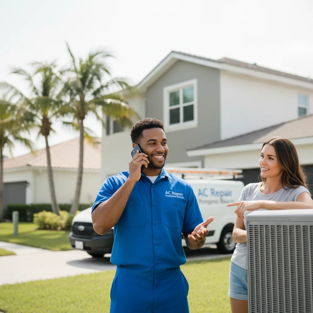AC Repair Pompano Beach customer support in Panorama City